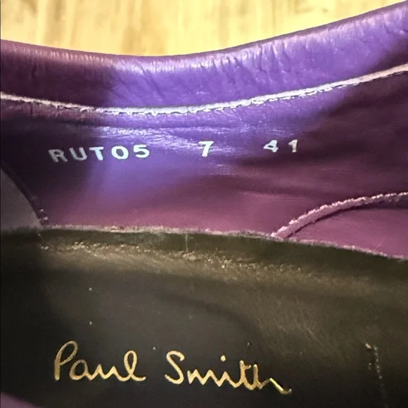 Paul Smith Men's Oxford Shoes in Dark Brown and Purple